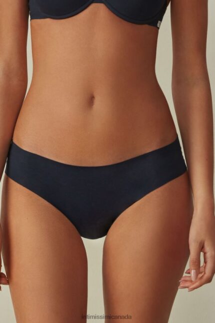 Underwear CA Intimissimi Women Raw-Cut Cotton Briefs 1467-Intense Blue DD6R6T1159