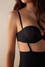 Underwear CA Intimissimi Women Seamless Microfibre Shaping Shorts 019-Black DD6R6T990 - Image 3