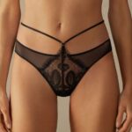 Underwear CA Intimissimi Women Sensual Unbounded Briefs 019-Black DD6R6T1018