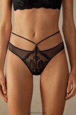 Underwear CA Intimissimi Women Sensual Unbounded Briefs 019-Black DD6R6T1018