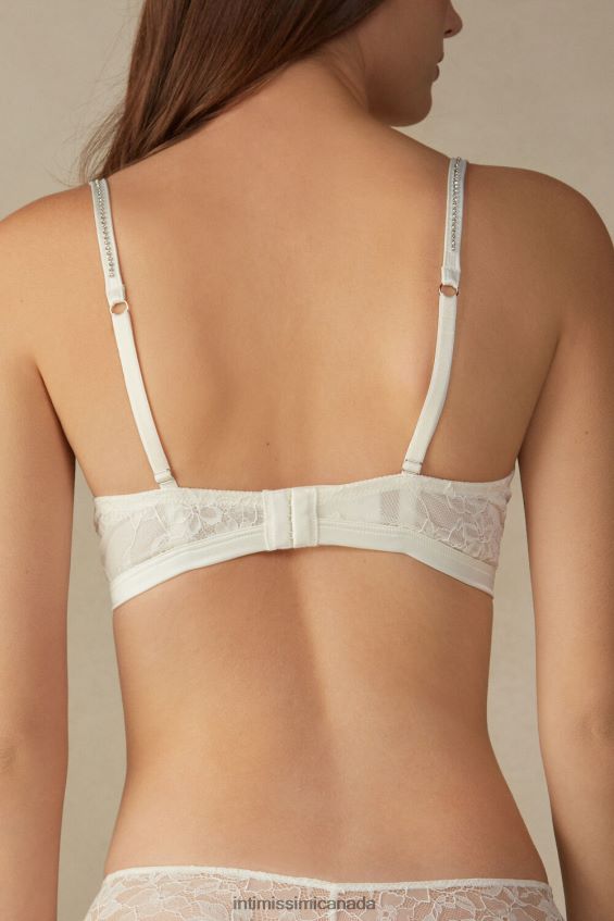 Underwear CA Intimissimi Women Shine High Like Stars Sofia Balconette Bra 2127-Powder White DD6R6T629 - Image 4