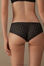 Underwear CA Intimissimi Women Silk and Lace Briefs 019-Black DD6R6T1132 - Image 5