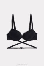 Underwear CA Intimissimi Women Silvia Multifunction Push-up Bra in Microfibre 019-Black DD6R6T830 - Image 6