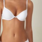Underwear CA Intimissimi Women Simona Microfibre Super Push-Up Bra 001-White DD6R6T818