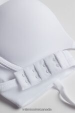 Underwear CA Intimissimi Women Simona Microfibre Super Push-Up Bra 001-White DD6R6T818 - Image 6