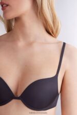 Underwear CA Intimissimi Women Simona Ultralight Microfibre Super Push-Up Bra 019-Black DD6R6T505 - Image 3