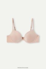 Underwear CA Intimissimi Women Simona Ultralight Microfibre Super Push-Up Bra 044-Soft Beige DD6R6T500 - Image 5
