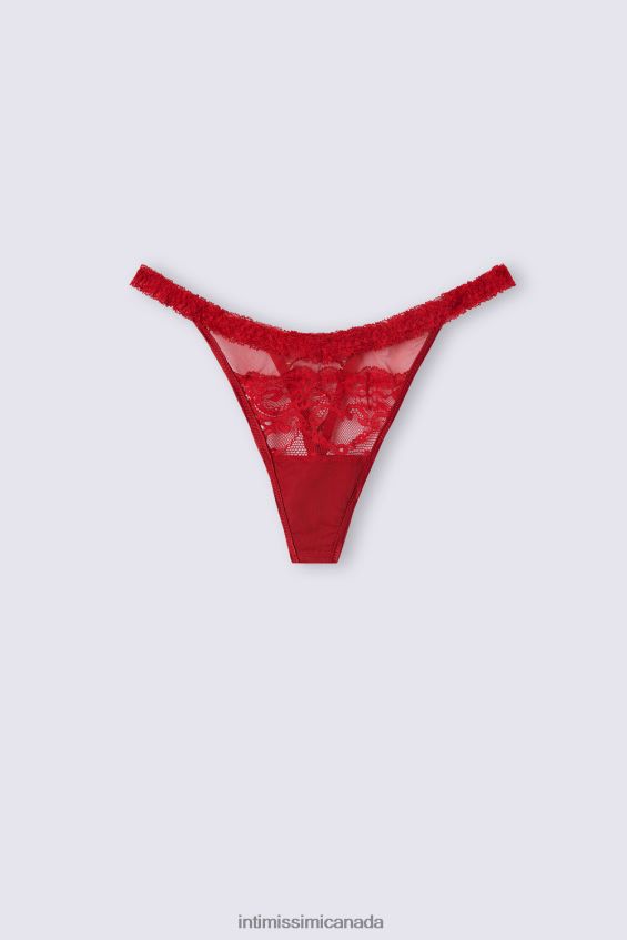 Underwear CA Intimissimi Women Sinful Fantasies '80s-Style Thong 9888-Sealing Wax Red DD6R6T850 - Image 5