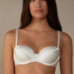 Underwear CA Intimissimi Women Sofia Silk Balconette Bra 2127-Powder White DD6R6T619