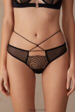Underwear CA Intimissimi Women Steal the Show Thong 019-Black DD6R6T1002