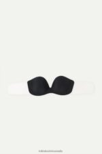 Underwear CA Intimissimi Women Strapless Bra with Transparent Back 019-Black DD6R6T585 - Image 2