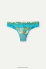 Underwear CA Intimissimi Women Summer Vibes Brazilian Briefs 236J-Summer Turquoise Blue DD6R6T927 - Image 5