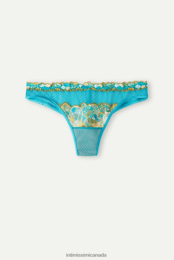 Underwear CA Intimissimi Women Summer Vibes Brazilian Briefs 236J-Summer Turquoise Blue DD6R6T927 - Image 5