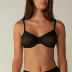 Underwear CA Intimissimi Women Sveva Invisible Touch Balconette Bra 019-Black DD6R6T779