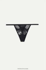 Underwear CA Intimissimi Women Time to Shine Thong with Side Straps 019-Black DD6R6T1007 - Image 5