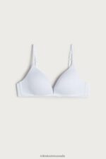Underwear CA Intimissimi Women Tiziana Microfibre Triangle Bra 001-White DD6R6T833 - Image 5