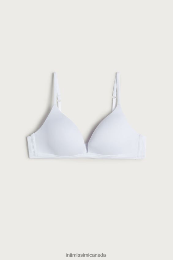 Underwear CA Intimissimi Women Tiziana Microfibre Triangle Bra 001-White DD6R6T833 - Image 5