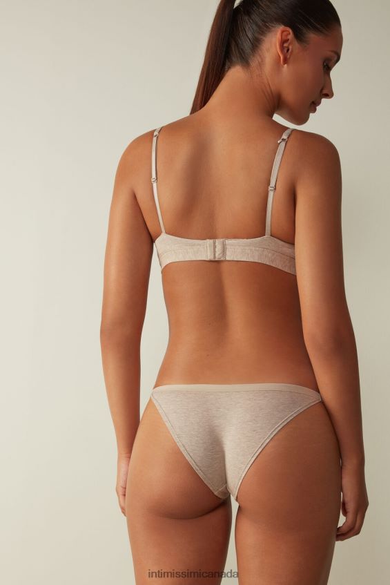 Underwear CA Intimissimi Women Tiziana Natural Cotton Triangle Bra 112I-Natural Blend DD6R6T716 - Image 5