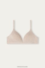 Underwear CA Intimissimi Women Tiziana Natural Cotton Triangle Bra 112I-Natural Blend DD6R6T716 - Image 6