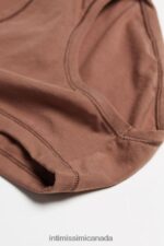 Underwear CA Intimissimi Women Ultralight Supima Cotton Briefs 502I-Dark Beige DD6R6T1140 - Image 7